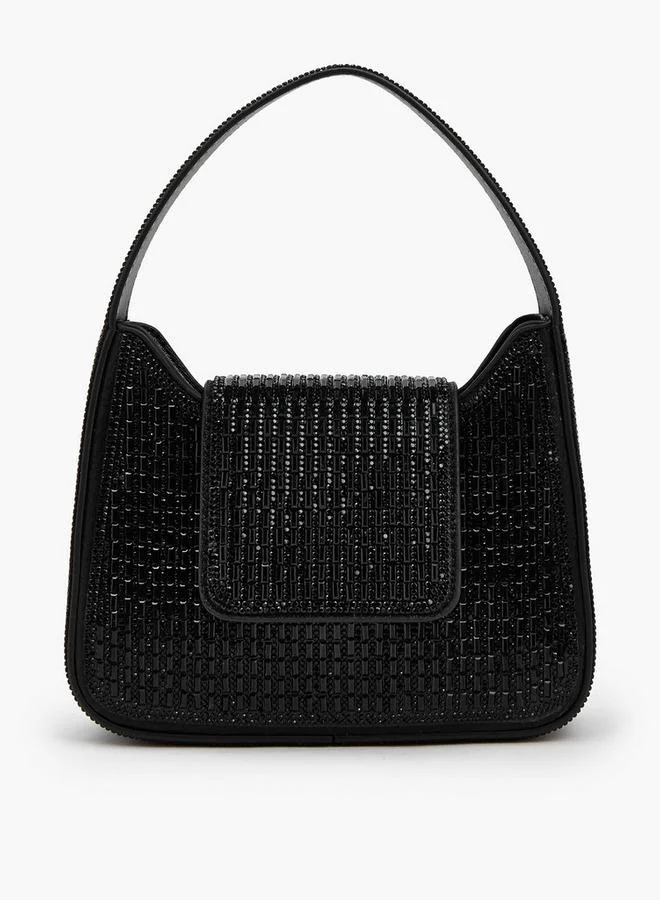 Celeste Embellished Crossbody Bag With Chain Strap Ramadan Collections